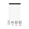 Staples Notepad, 8.5" x 11.75", Wide Ruled, White, 50 Sheets/Pad, 72 Pads/Pack (23643CT) Hot