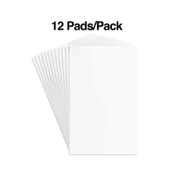 Staples Notepads, 5" x 8", Unruled, White, 100 Sheets/Pad, Dozen Pads/Pack (ST57329) Online