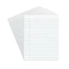 Staples Notepads, 8.5" x 11" (US letter), Wide Ruled, White, 50 Sheets/Pad, Dozen Pads/Pack (ST57334) Clearance