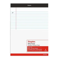 Staples Notepads, 8.5