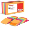 Hot Notes, 3" x 3", Dusk to Dawn Collection, 100 Sheet/Pad, 12 Pads/Pack (S-33BR12/52567) Sticky Notes