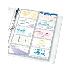 Staples Pages, Clear, 20 Card Capacity, 10/Pack (15934) Online