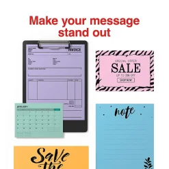 Clearance Pastel 30% Recycled Color Copy Paper, 20 lbs., 8.5