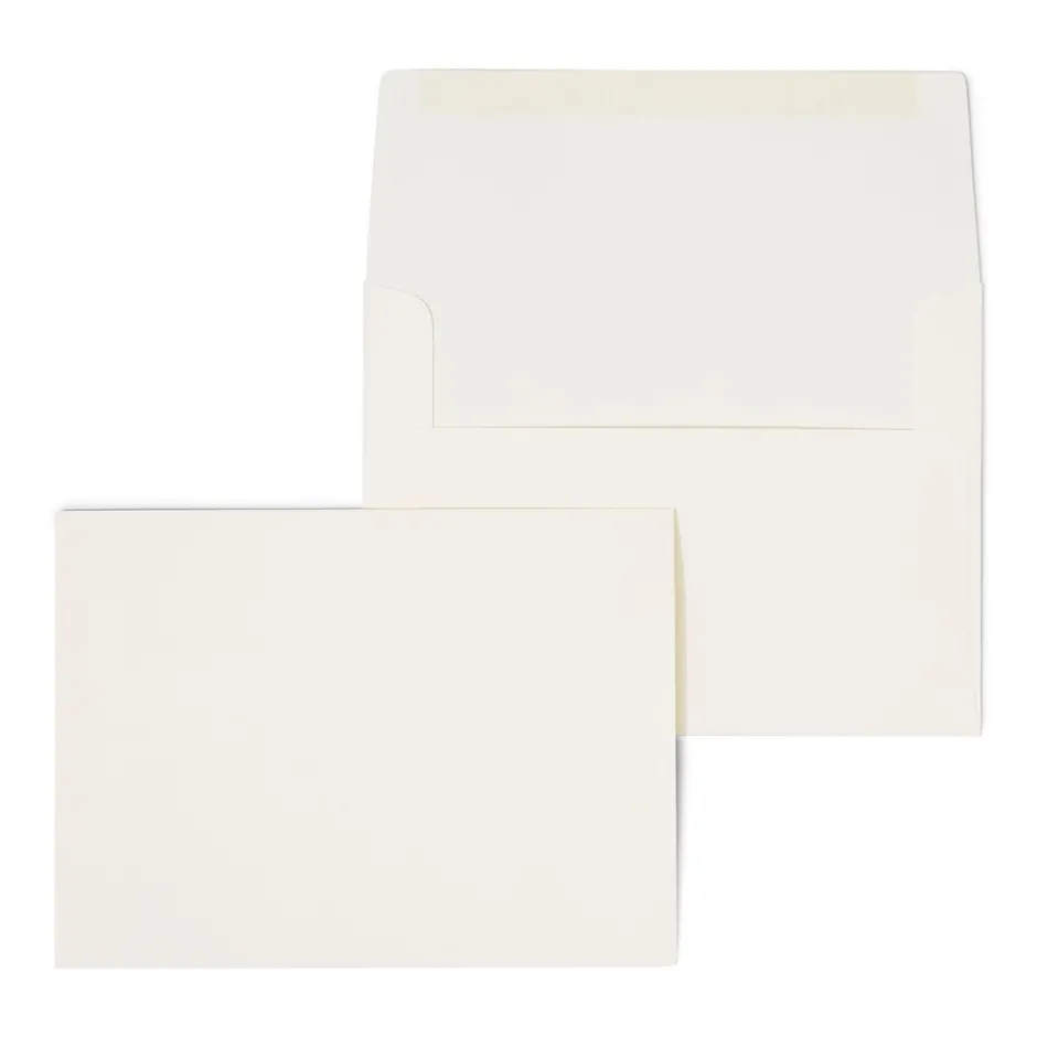Staples Photo A6 Envelope, Ivory, 50/Box (763176S)* Business