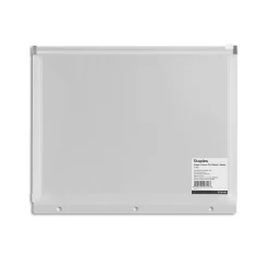 Staples Poly Zipper Pouch, 3-Hole Punched, Clear (ST26190-CC) New