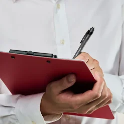 Staples Postscript Retractable Ballpoint Pens, Fine Point, Black Ink, Dozen (18264) Clearance