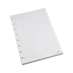 Staples Premium Arc Notebook System Refill Paper, 5.5" x 8.5", 50 Sheets, Narrow Ruled, Cream (19993) New