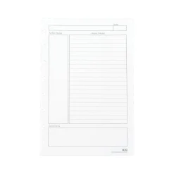 Staples Premium Arc Notebook System Refill Paper, 5.5" x 8.5", 50 Sheets, College Ruled, White (20022) Best