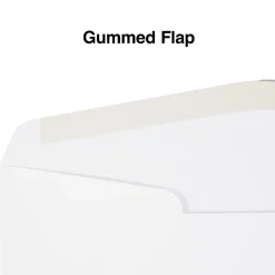 Staples Premium Gummed #10 Business Envelopes, 4 1/8" x 9 1/2", White, 500/Box (19264VP)* Business