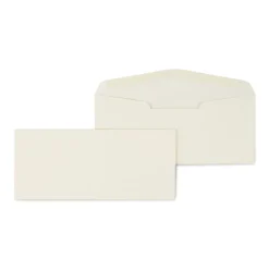 Staples Premium Gummed #10 Business Envelopes, 4 1/8" x 9 1/2", Ivory, 500/Box (918211/19420)* Business