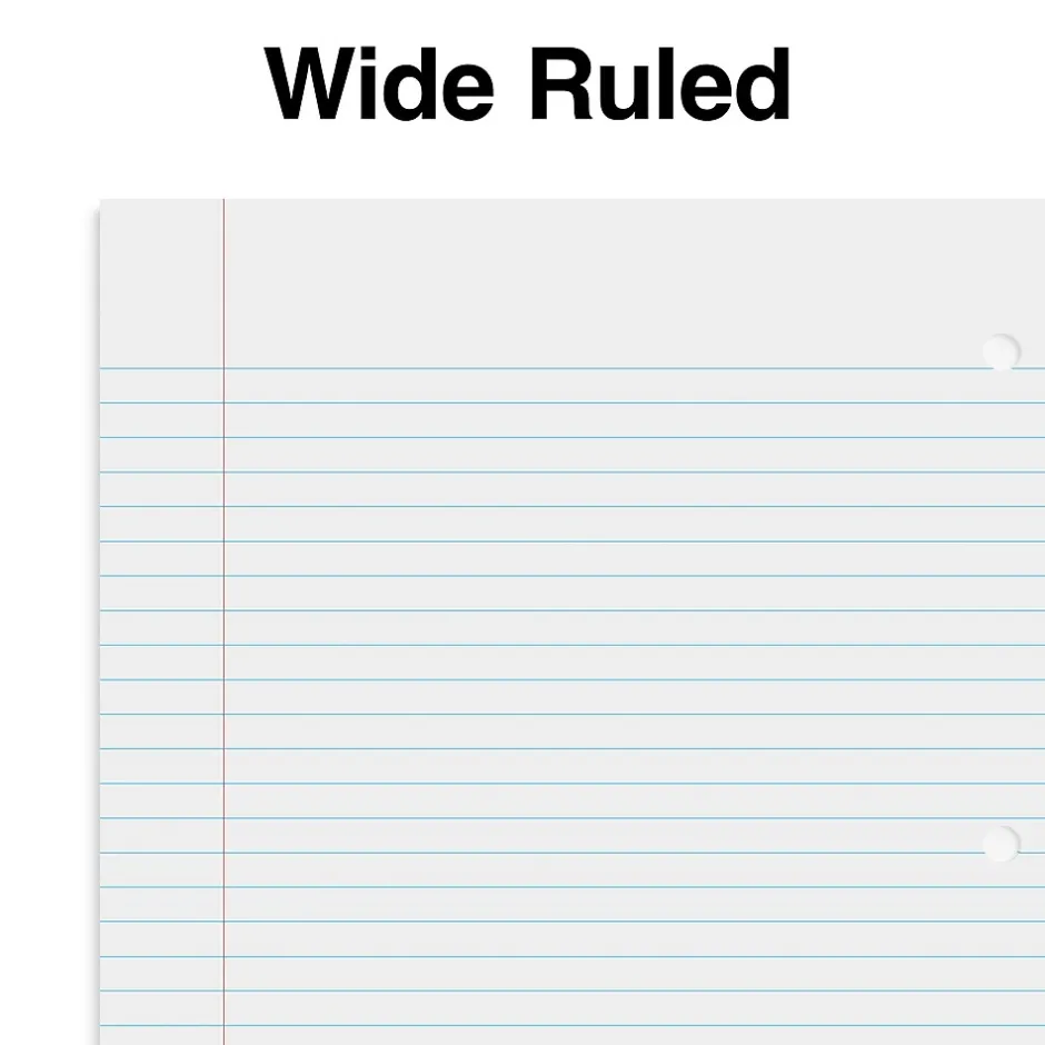 Staples Premium Poly 1-Subject Notebook, 8" x 10.5", Wide Ruled, 100 Sheets, (TR51452) Green Outlet