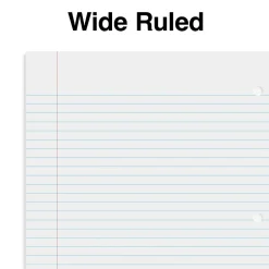 Staples Premium Poly 1-Subject Notebook, 8" x 10.5", Wide Ruled, 100 Sheets, (ST20957D) Blue Discount