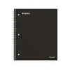Staples Premium 1-Subject Notebook, 8" x 10.5", Wide Ruled, 100 Sheets, Black, 12 Notebooks/Carton (TR20956CT)
