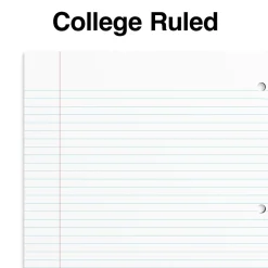 Staples Premium 1-Subject Notebook, 8.5" x 11", College Ruled, 100 Sheets, Blue, 12/Carton (TR20951CT) Online