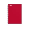 Staples Premium 3-Subject Notebook, 5.88" x 9.5", College Ruled, 138 Sheets, Red (ST58353) Online