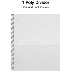 Staples Premium 1-Subject Notebook, 8.5