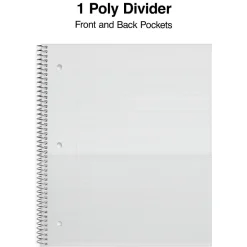 Staples ® Premium 1-Subject Subject Notebooks, 8.5