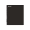 Staples ® Premium 3-Subject Subject Notebooks, 8.5" x 11", College Ruled, 150 Sheets, Black (TR58359M-CC)