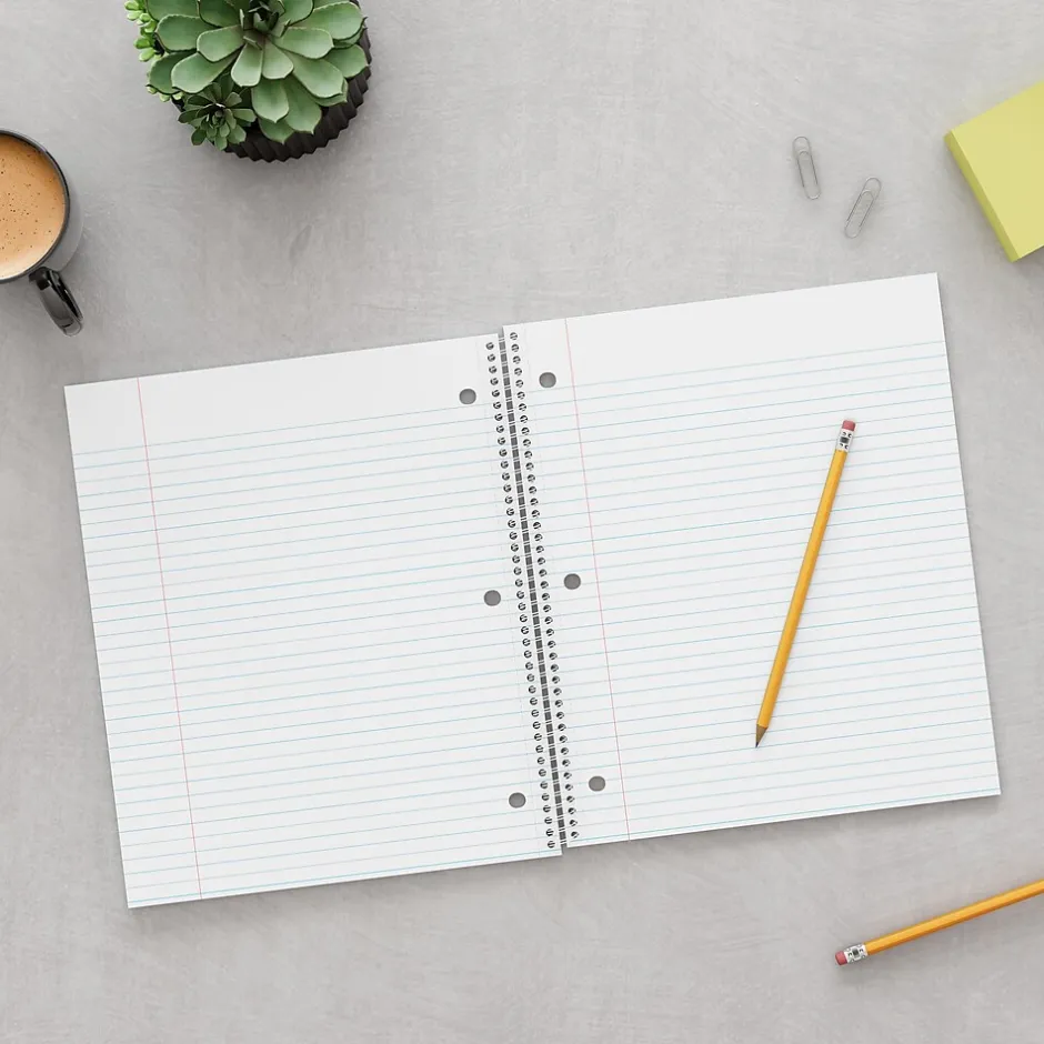 Staples ® Premium 3-Subject Subject Notebooks, 8.5" x 11", College Ruled, 150 Sheets, Green (TR58362M-CC) Outlet