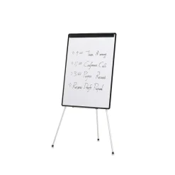 Sale Presentation Flip Chart Easel, White Steel (28217US/50445US) Dry Erase