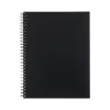 Staples Professional Notebook, 6-1/2" x 9-1/2", 80 Sheets, College Ruled, Black (25144) Clearance