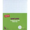 Staples ® Quadrille Graph Pads, 50 Sheets, 4 Squares Per Inch, White, 8 1/2"H x 11"W, 36/Ct Clearance
