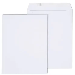 Staples QuickStrip EasyClose Self Seal Catalog Envelopes, 10" x 13", White, 100/Box (ST379476N-CC)* Catalog