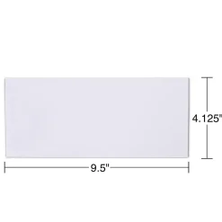 Staples QuickStrip EasyClose Self Seal Security Tinted #10 Business Envelopes, 4 1/8