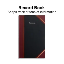 Clearance Record Book, Black, 300 Sheets/Book (217919) Accounting & Record Journals