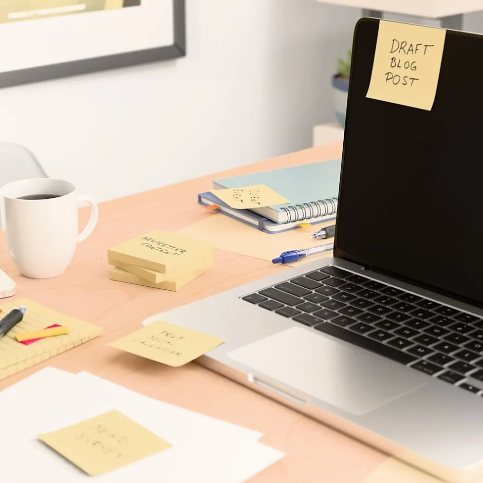 Hot Recycled Notes, 3" x 3", Sunshine Collection, 100 Sheet/Pad, 18 Pads/Pack (S-33YR18/52569) Sticky Notes