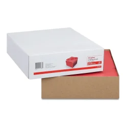 Staples Reinforced File Folders, 1/3-Cut Tab, Letter Size, , 100/Box (ST508978-CC) Red New