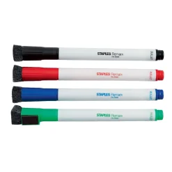 Staples Remarx Dry Erase Markers, Bullet Point, Assorted, 4/Pack (29329) Best