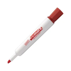Staples Remarx Dry Erase Markers, Broad Point, Red, 12/Pack (18887) New