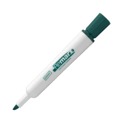 Staples Remarx Dry Erase Markers, Broad Point, Green, 12/Pack (18889) Discount