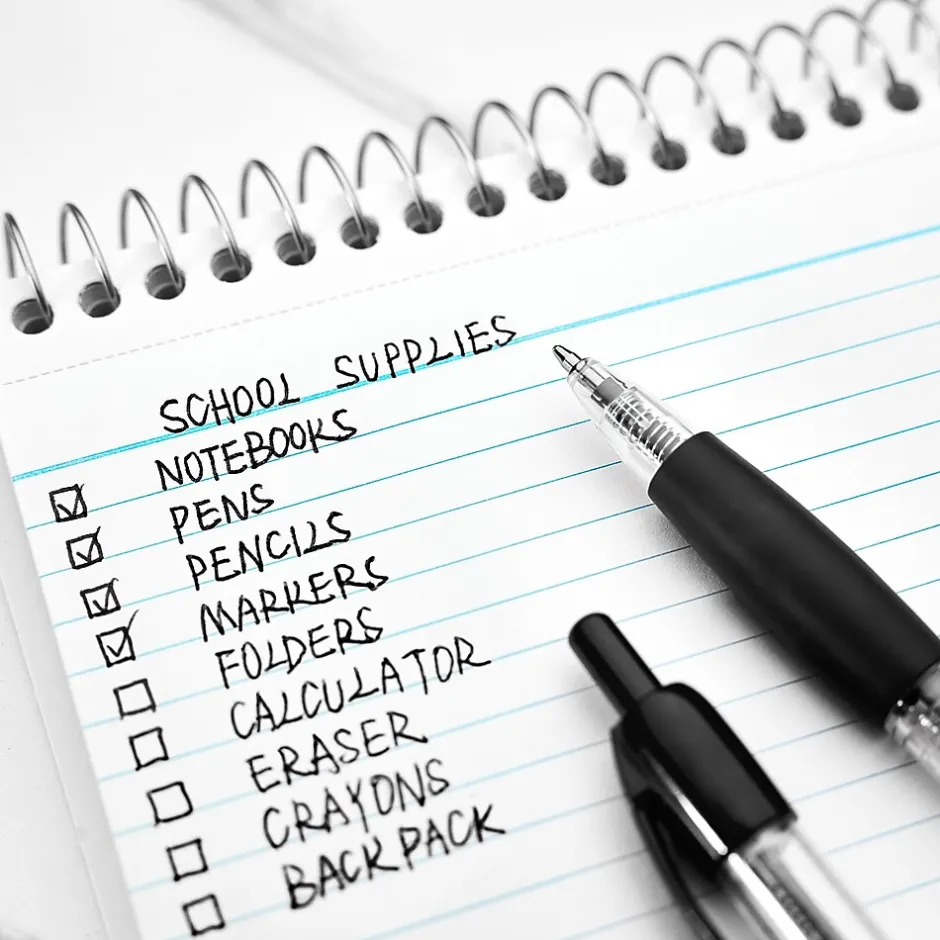 Staples ® Retractable Ballpoint Pens, Medium Point, 1.0mm, Black Ink, Dozen (50793-CC) Sale