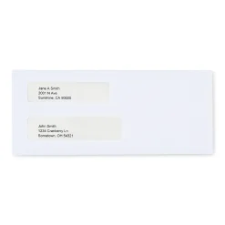 Staples Reveal N Seal Self Seal Security Tinted #8 Business Envelope, 3 5/8