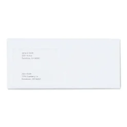 Staples Reveal-N-Seal #9 Double Window Envelope, 3 7/8