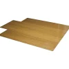 New ® Roll Up Carpet & Hard Floor Chair Mat with Lip, 44" x 52", Low-Pile, Natural (PB0105ST) Chair Mats