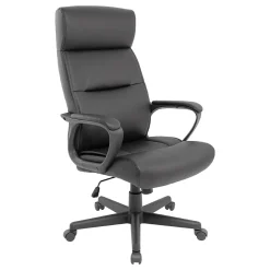 Best Rutherford Luxura Ergonomic Faux Leather Swivel Manager Chair, (ST45608V-CC) Ergonomic Chairs