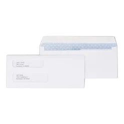 Staples Security Tinted #8 Business Envelopes, 3 5/8" x 8 5/8", White, 500/Box (438614-CC)* Security Tinted