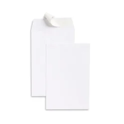 Staples Self Seal Catalog Envelope, 6" x 9", White, 12/Pack (594414/19007)* Catalog