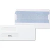 Staples Self Seal Self Seal Security Tinted #9 Double Window Envelopes, 3 7/8" x 8 7/8", White, 500/Box (ST28731-CC)* Security Tinted