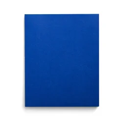 Staples Smooth 2-Pocket Paper Folder with Fasteners, , 25/Box (50774/27542-CC) Blue New