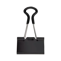 Staples Soft Grip 2" Binder Clips, Large, Black, 6/Pack (13726) Online
