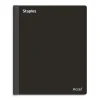 Staples ® Spine Guard 1-Subject Subject Notebooks, 8.5" x 11", College Ruled, 100 Sheets, Assorted (36932-CC/08004) Best