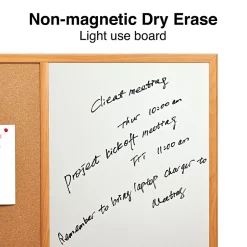 Best Standard Cork & Dry Erase Whiteboard, 3' x 2' (28323-CC) Dry Erase