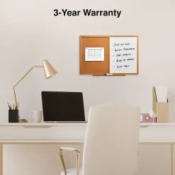 Best Standard Cork & Dry Erase Whiteboard, 3' x 2' (28323-CC) Dry Erase