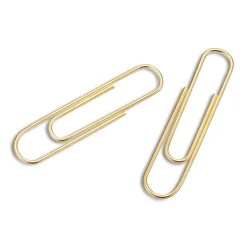 Staples Standard Paper Clips, Gold, 100/PK (21382) Discount