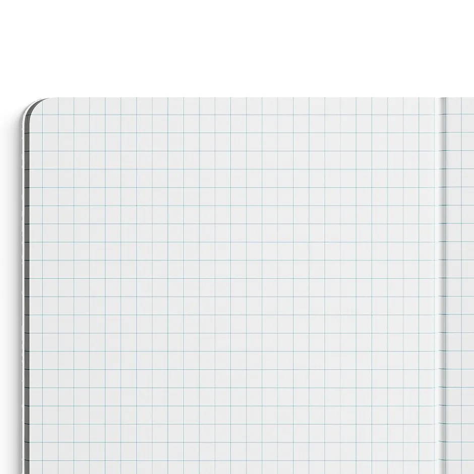 Staples 1-Subject Composition Notebook, 7.5" x 9.75", Graph Ruled, 80 Sheets, Black, 24/Carton (20075CT) New