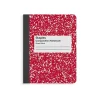 Staples ® 1-Subject Composition Notebooks, 7.5" x 9.75", Specialty Ruled, 100 Sheets, Green (11624-CC) Sale